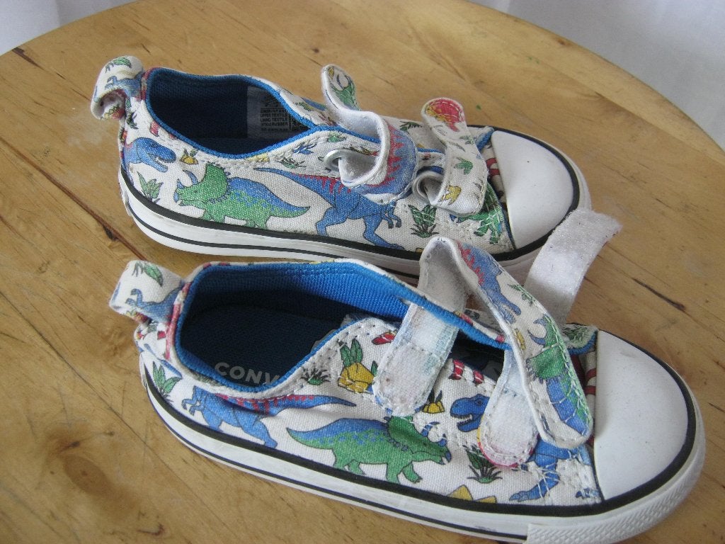 Converse chuck taylor all star textielen dino sneakers mt 24, Ophalen of Verzenden, Gebruikt, Jongen of Meisje, Schoenen