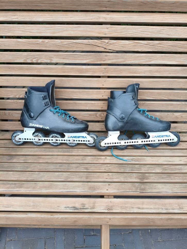 Zandstra skeelers, Sport en Fitness, Gebruikt, Inline skates 5 wielen, Heren, Ophalen