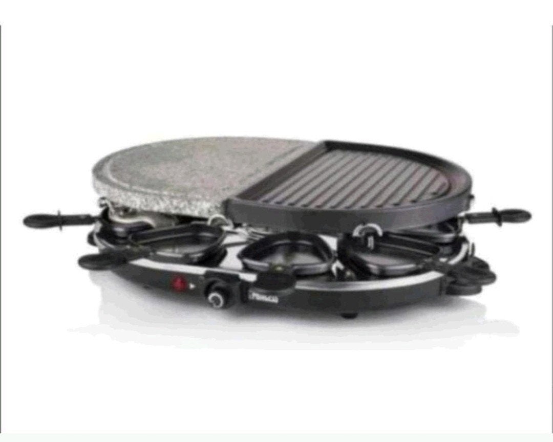 Princess Gourmetstel 162710 Raclette Oval Steengrill Party, Witgoed en Apparatuur, Ophalen, Nieuw, 8 personen of meer