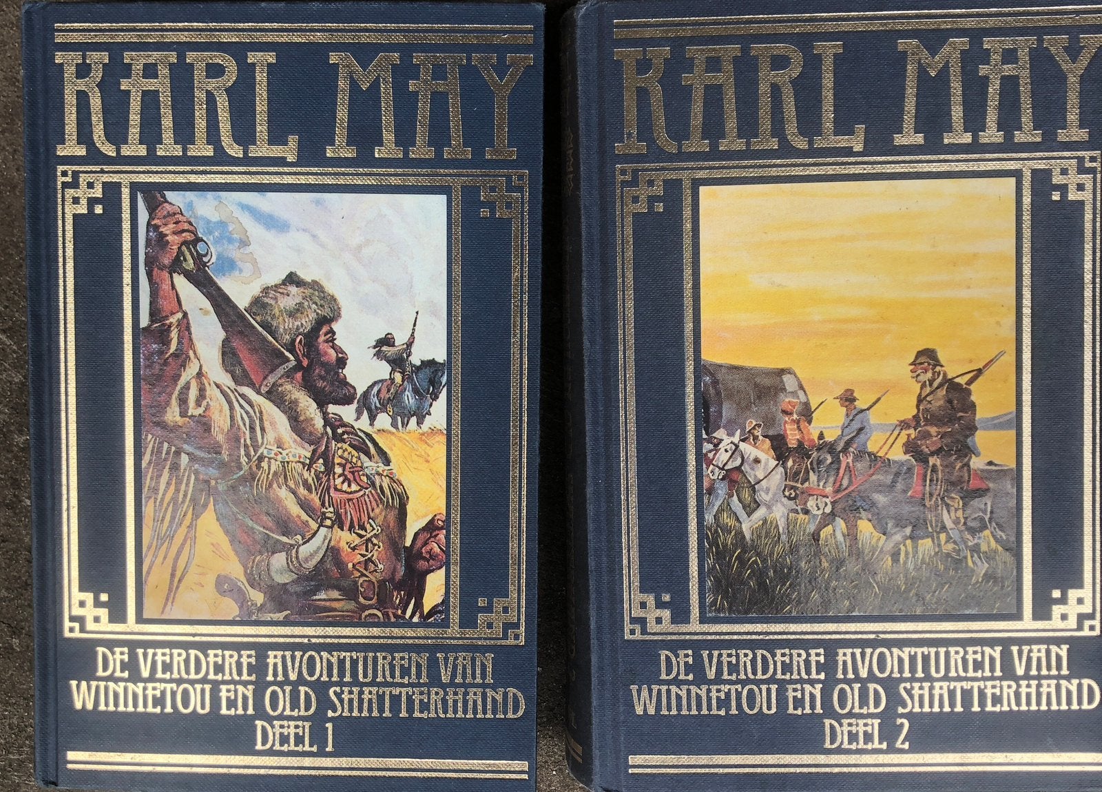 Karl May - Winnetou en Old Shatterhand Deel 1 & 2, Ophalen, Gelezen