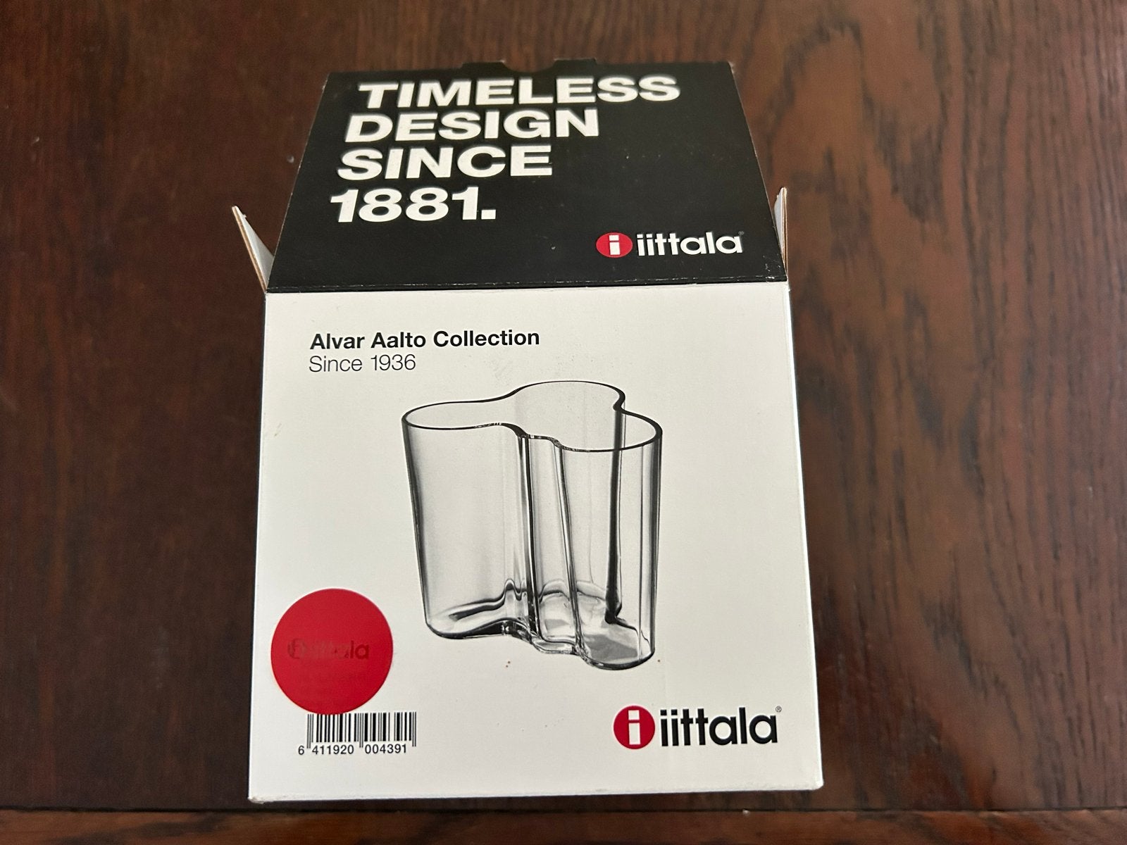 Iittala Aalto Vaas - Helder Glas, Antiek en Kunst, Ophalen of Verzenden
