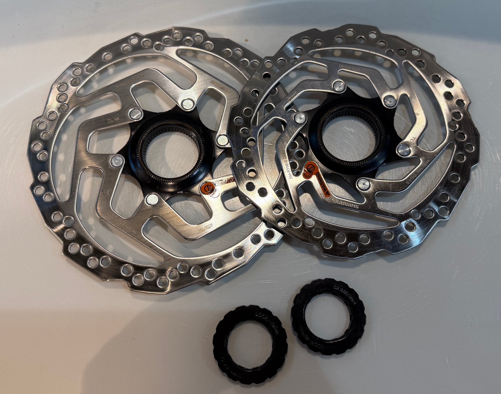 Shimano SM-RT10 remschijf Set - Center Lock, Remmen, Shimano, Nieuw, Ophalen of Verzenden