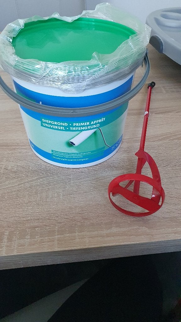 Primer knauff en mixer, Ophalen, 5 tot 10 liter, Wit, Nieuw