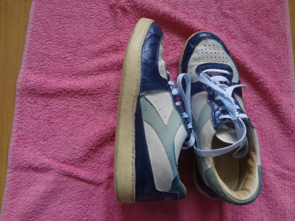 Diadora Heritage 1984 blauw-witte mt 6 (is dat 39?), Blauw, Ophalen of Verzenden, Diadora, Sneakers of Gympen