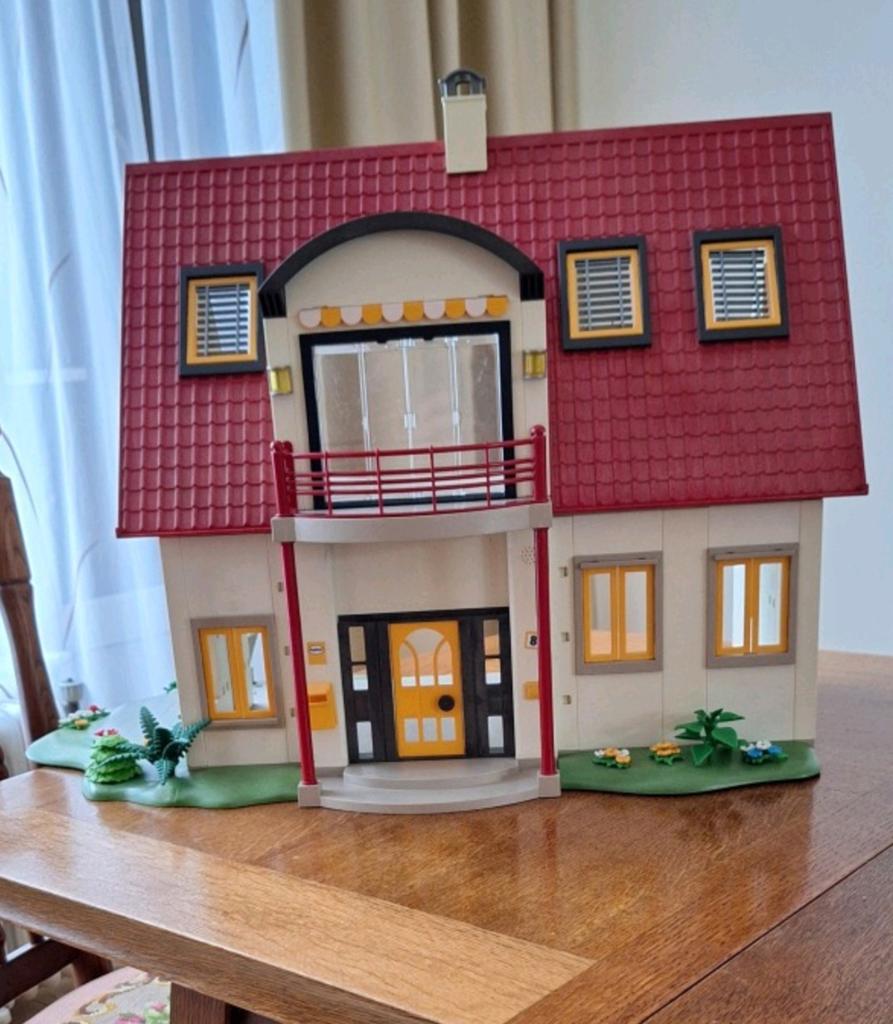 NIEUW GROOT INGERICHT PLAYMOBIL MODERNE VILLA MET ECHT WERKE, Kinderen en Baby's, Speelgoed | Playmobil, Ophalen of Verzenden