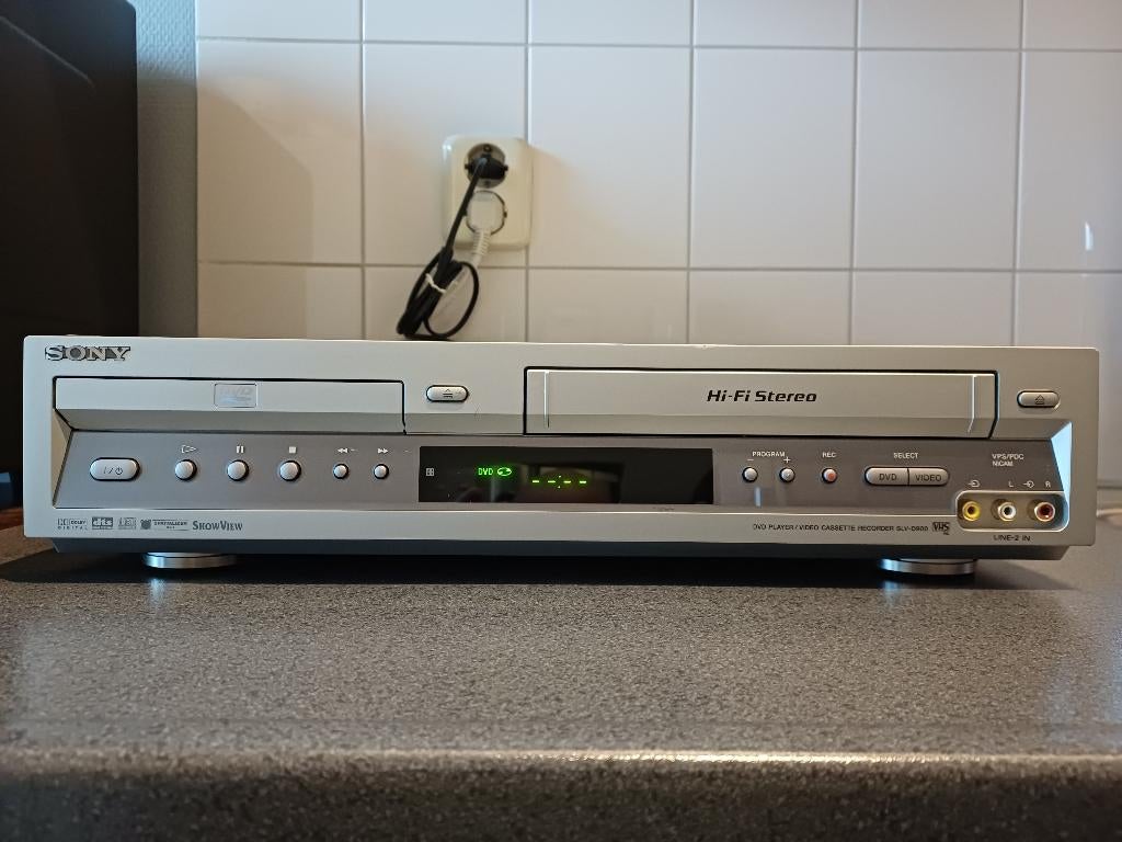 Sony SLV-D900 DVD Player VHS Videorecorder Combi, Audio, Tv en Foto, Videospelers, Ophalen, Refurbished, Overige typen