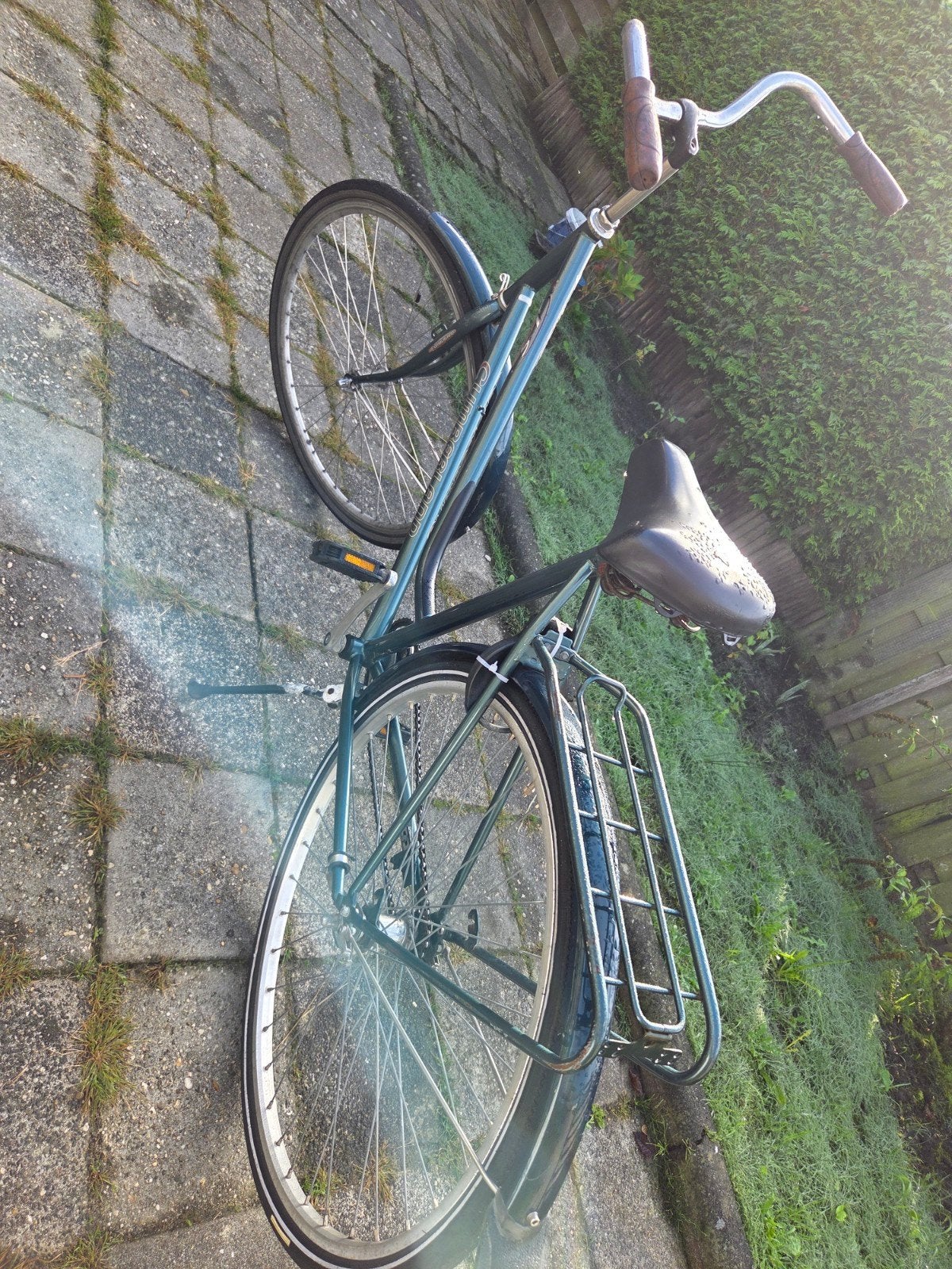 Cumberland damesfiets - Groen, Terugtraprem, Ophalen, Overige merken, 53 tot 56 cm
