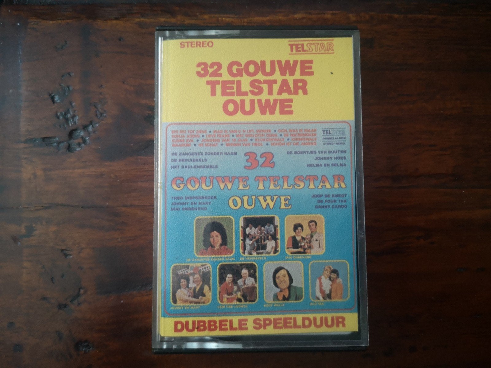 32 Gouwe Telstar Ouwe - Dubbele Speelduur Cassettebandje, Cd's en Dvd's, Cassettebandjes, Gebruikt, 1 bandje, Ophalen of Verzenden