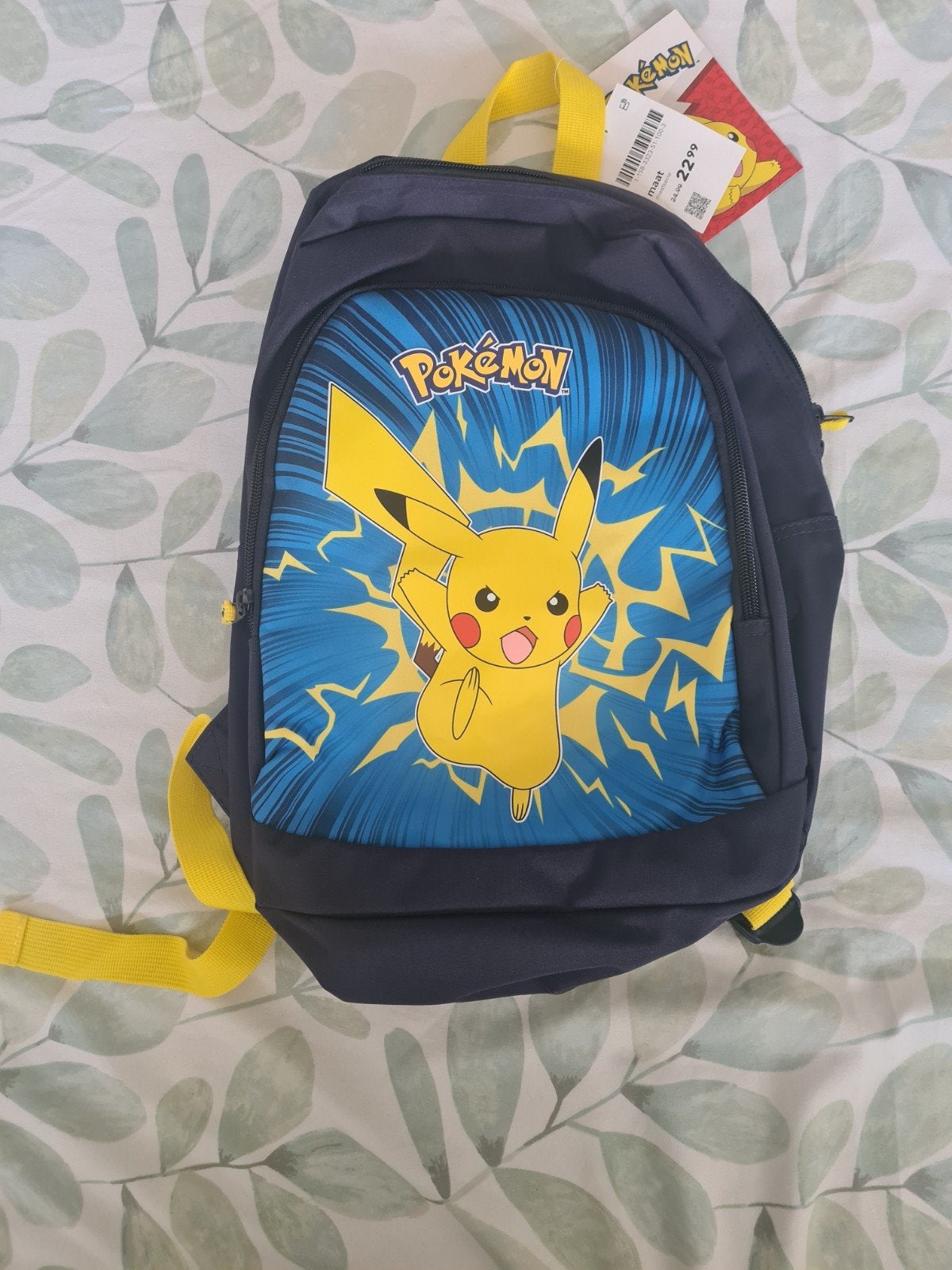 Nieuwe Pokémon rugzak met Pikachu - 17 liter, Ophalen of Verzenden, Nieuw, Overige merken