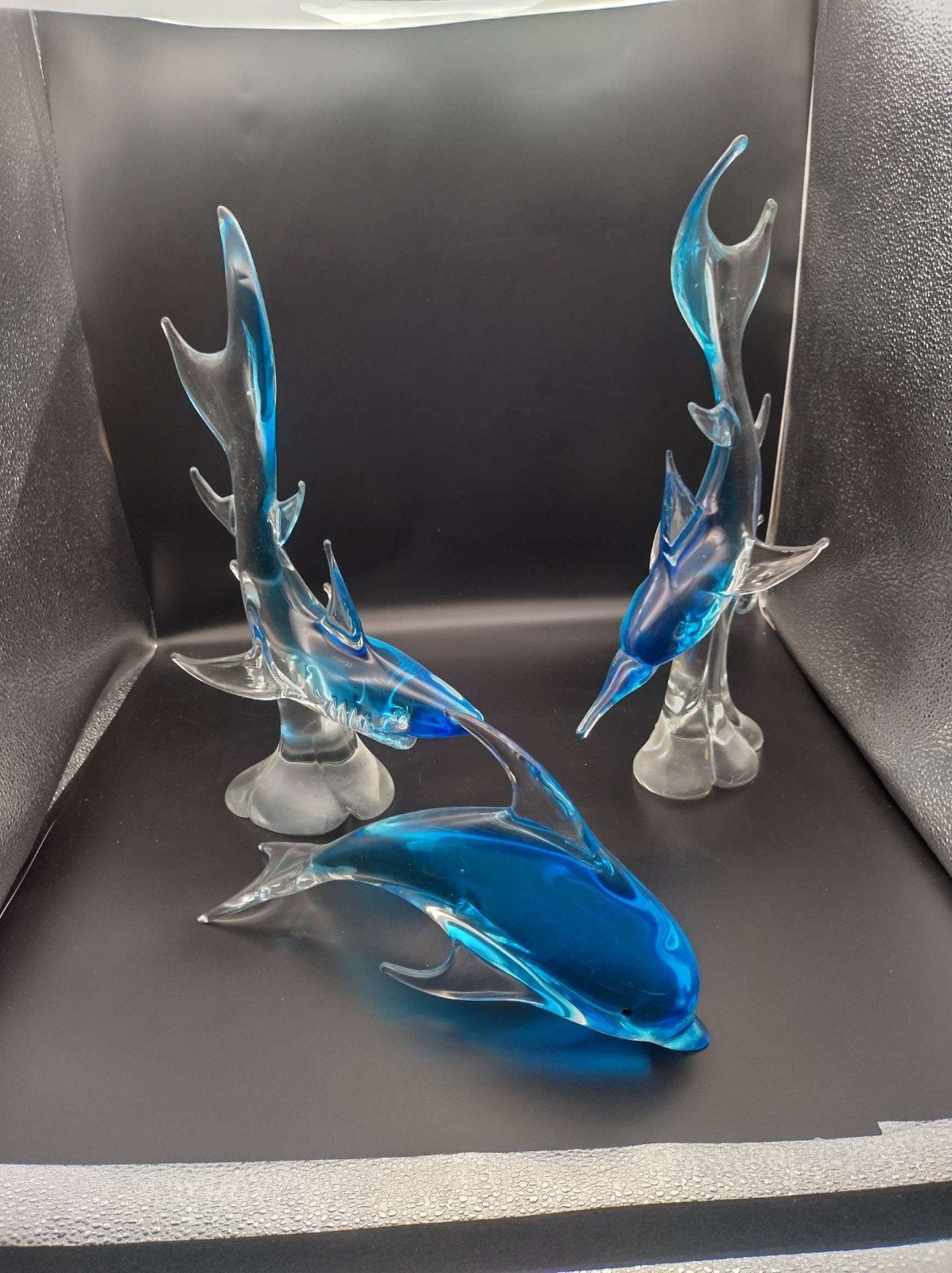 3 Unieke Handgeblazen Glazen Beelden Kisslinger kristal, Antiek en Kunst, Ophalen of Verzenden