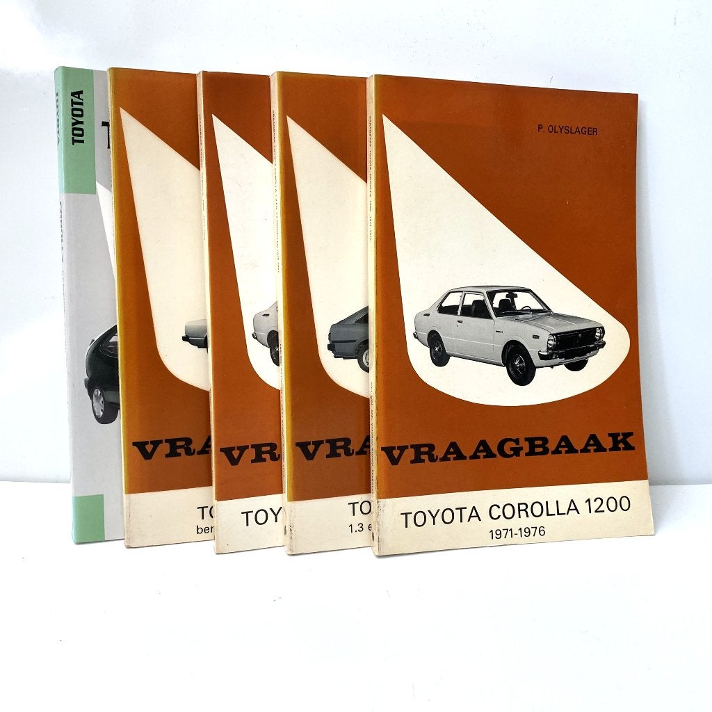 Olyslager vraagbaak – 5x – Toyota, Verzenden, Gelezen, Toyota