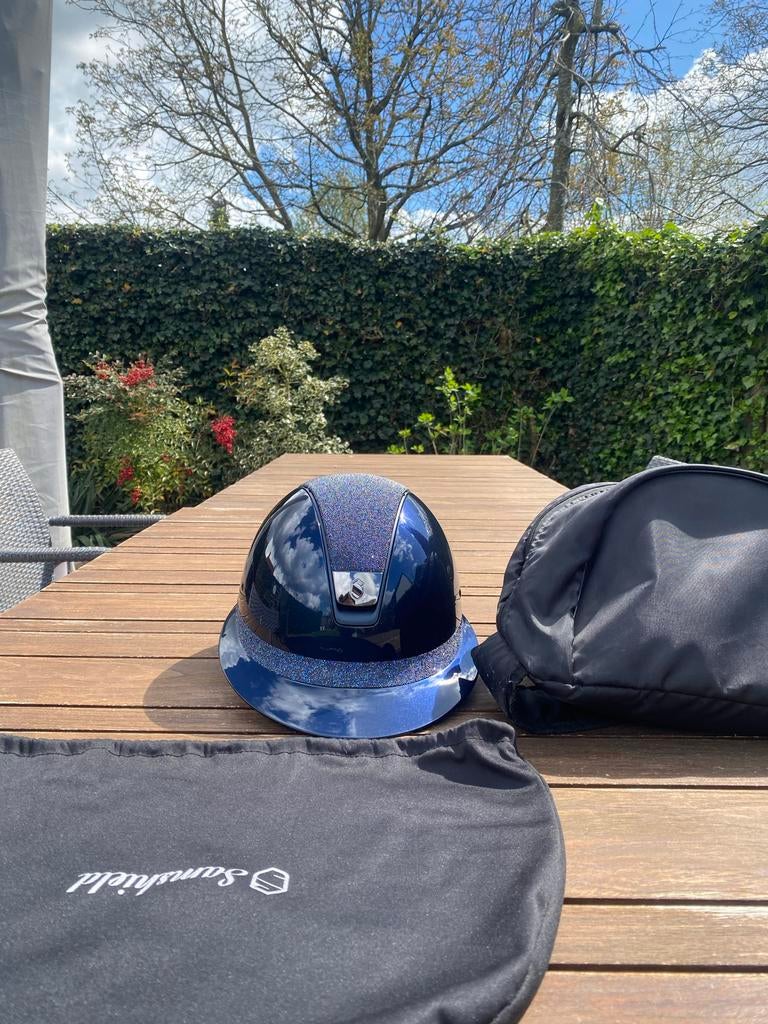 Samshield Miss shield, Dieren en Toebehoren, Paardrijkleding, Zo goed als nieuw, Dames, Heren, Cap, Overige soorten, Ophalen of Verzenden