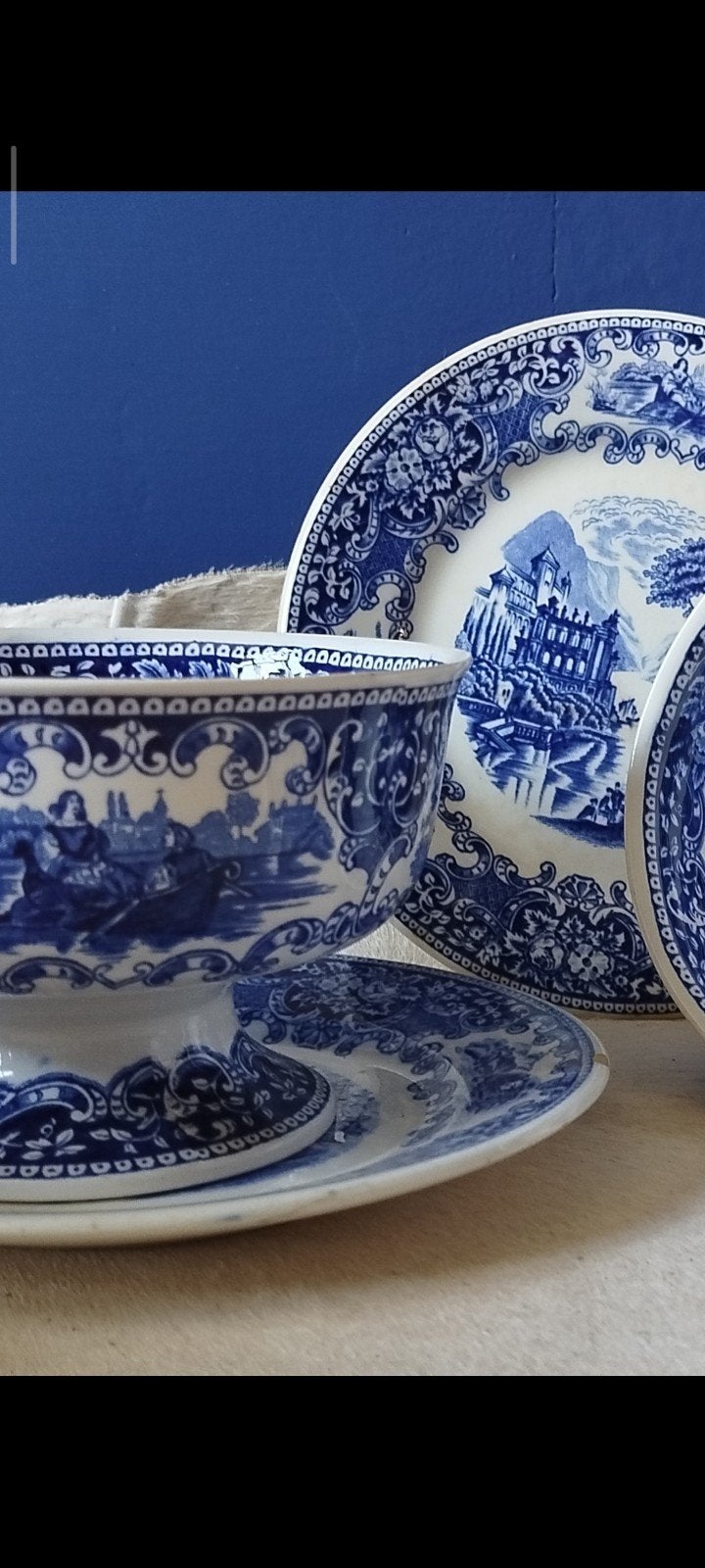Antiek Royal Sphinx Maastricht Kast Sier Soep kommen, Antiek en Kunst, Antiek | Servies compleet, Ophalen of Verzenden