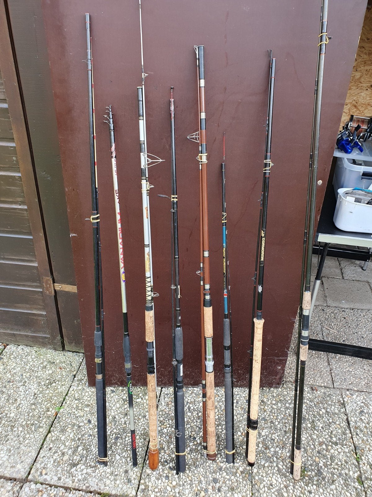 Diverse vishengels -, Ophalen, Gebruikt, Complete hengel