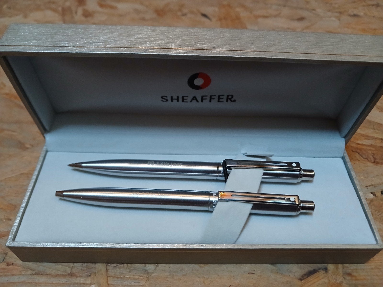 Sheaffer Pennenset - Balpen en Vulpotlood met doosje, Verzamelen, Sheaffer, Balpen, Nieuw, Met doosje
