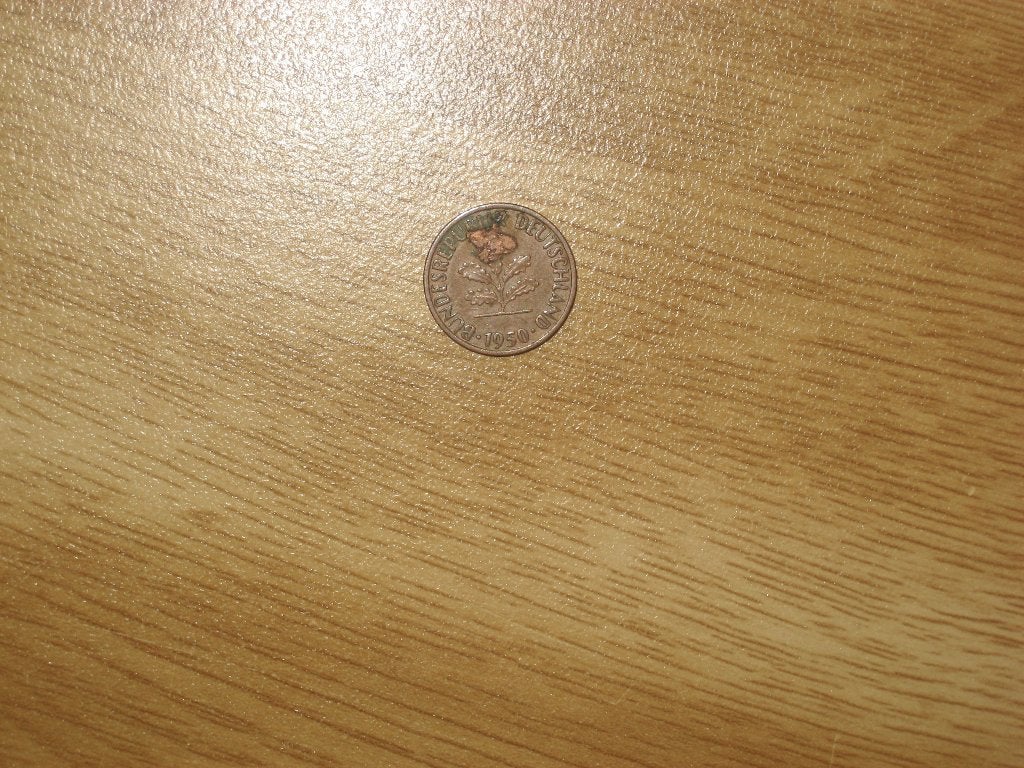 Duitsland: bundesrepublik Deutschland 1 pfennig 1950, Ophalen of Verzenden, Duitsland, Losse munt
