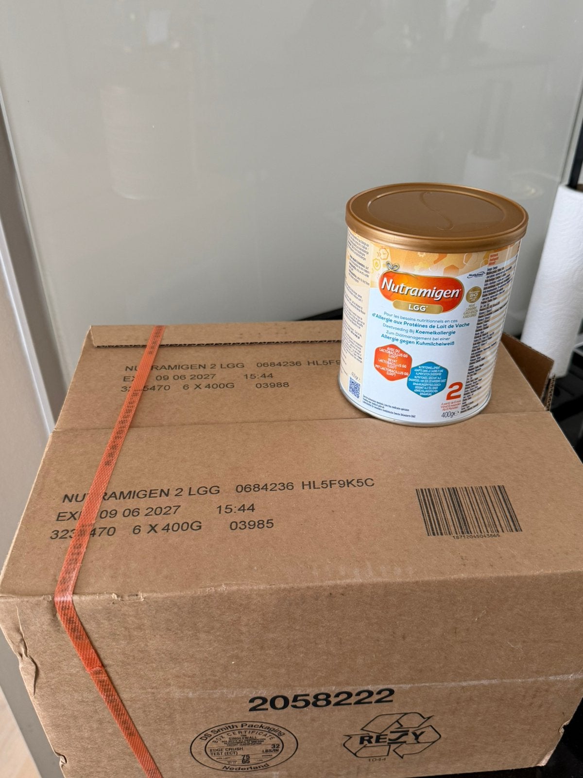 Nutramigen LGG 2, Kinderen en Baby's, Babyvoeding en Toebehoren, Ophalen of Verzenden, Zo goed als nieuw, Overige typen