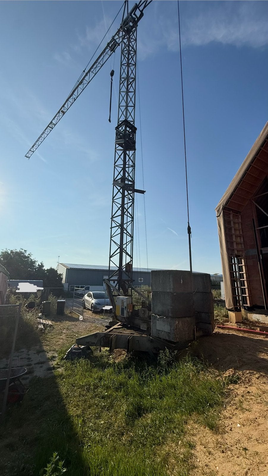 Bouwkraan CADILLON, Zakelijke goederen, Machines en Bouw | Kranen en Graafmachines, Ophalen, Hijswerktuig