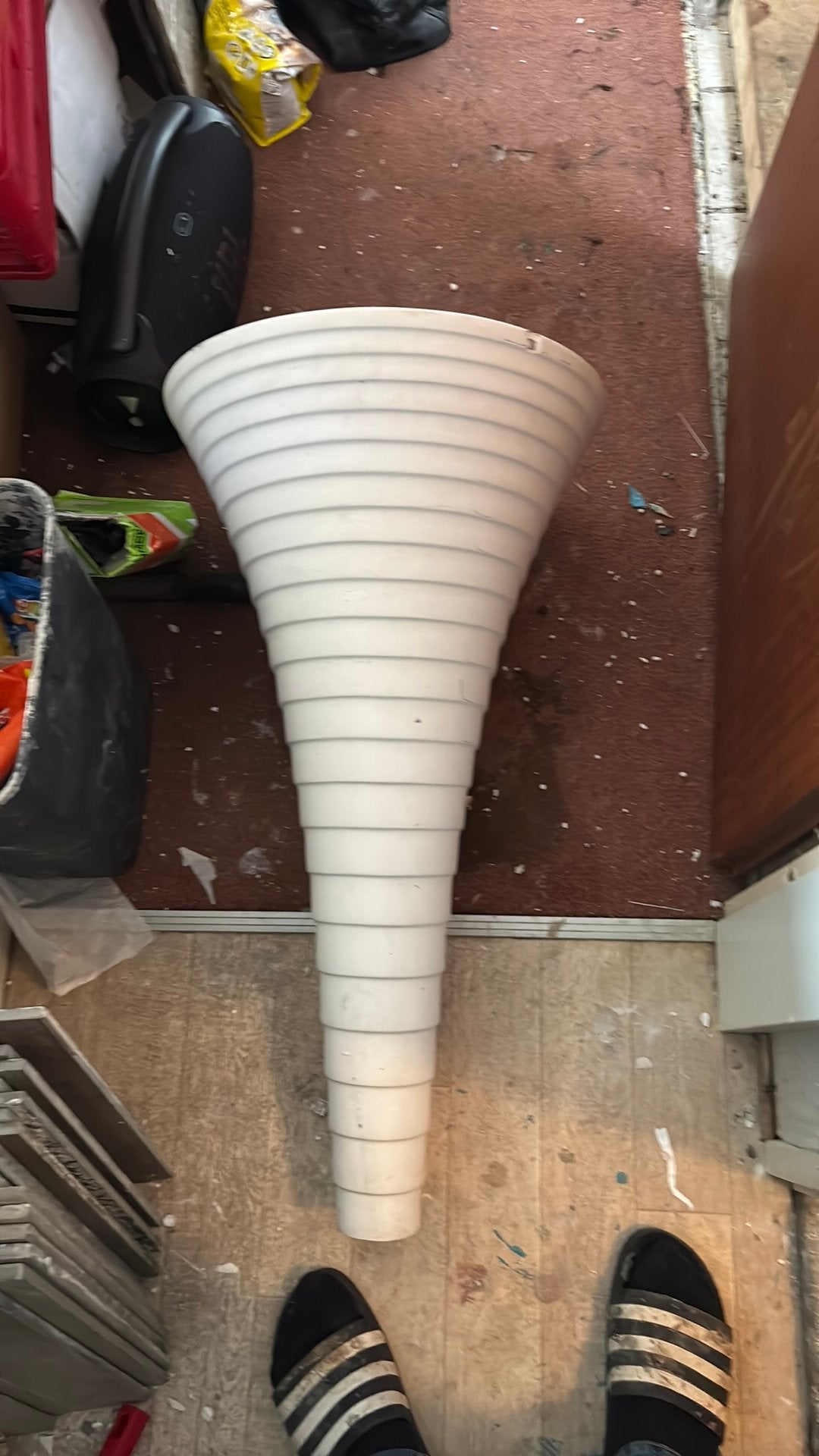 Wasbak met een kleine beschadiging gratis afhalen, Doe-het-zelf en Verbouw, Ophalen, Afvoer, Pvc, Zo goed als nieuw