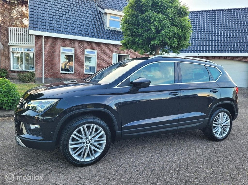 Seat Ateca 1.4 EcoTSI Xcellence automaat/trekh elec/carplay, Auto's, Seat, Bedrijf, Te koop, Ateca, ABS, Achteruitrijcamera, Airbags