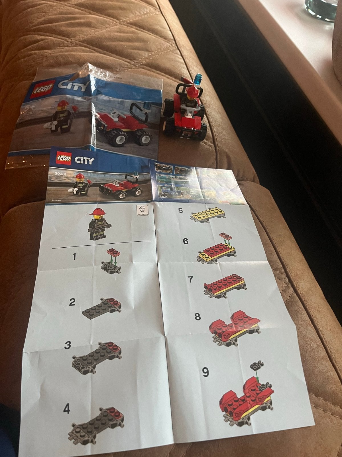 Lego City Brandweer Quad 30361 - 100% Compleet met instructi, City, Lego, Ophalen of Verzenden, Zo goed als nieuw