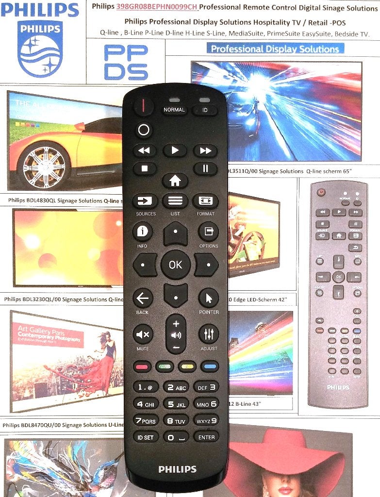 TP Vision 398GR08BEPHN0099CH Philips RL205A Remote Control, Ophalen of Verzenden, Zo goed als nieuw, Origineel, Tv