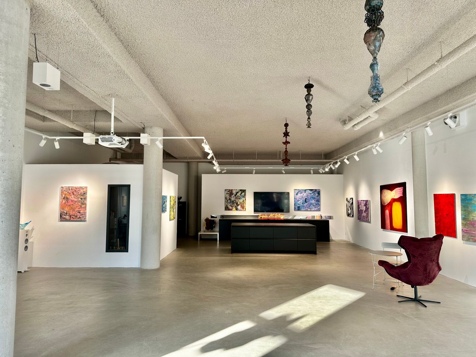 High-end Winkel of Galerie verlichting, Huis en Inrichting, Lampen | Spots, Ophalen, Zo goed als nieuw, LED, Geschikt voor plafondmontage