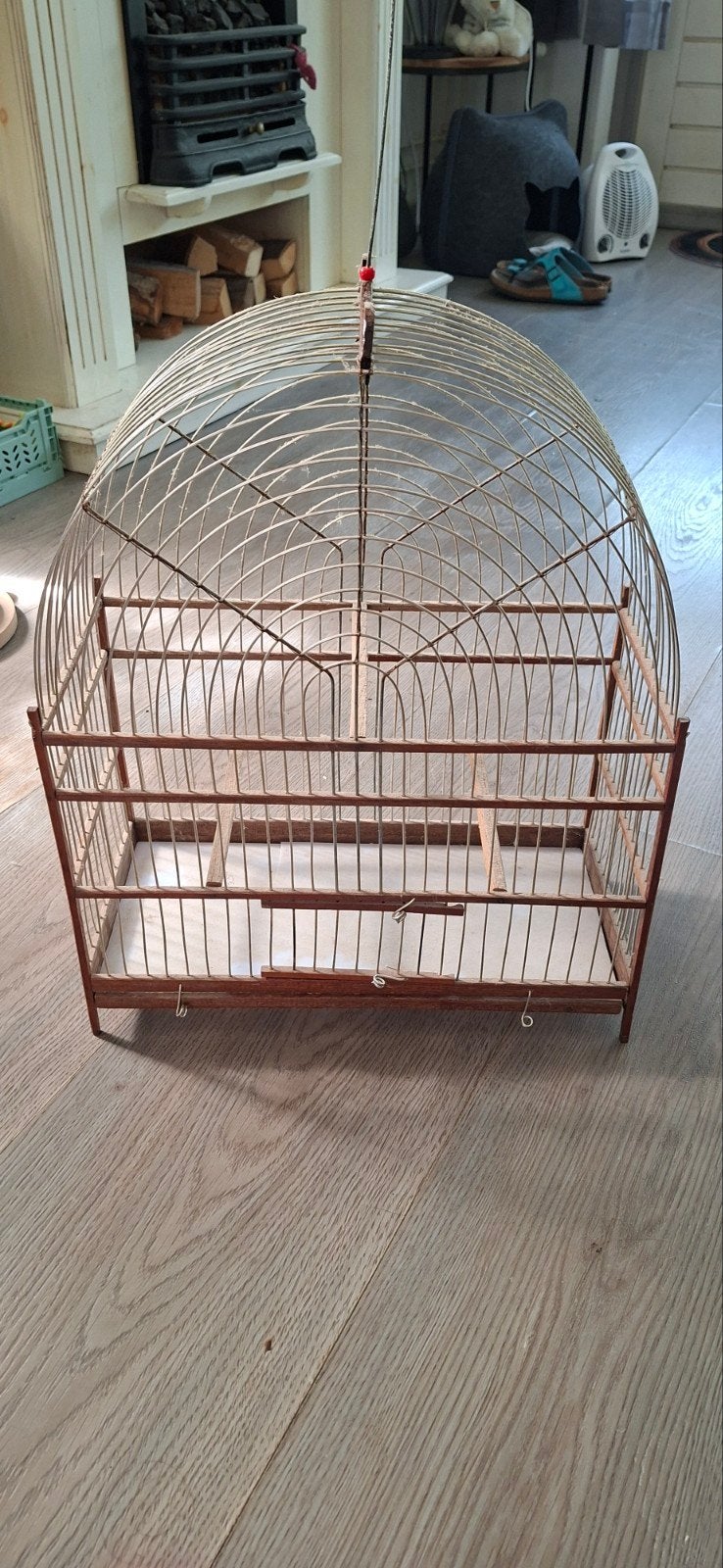 Vogelkooi - groot, Ophalen