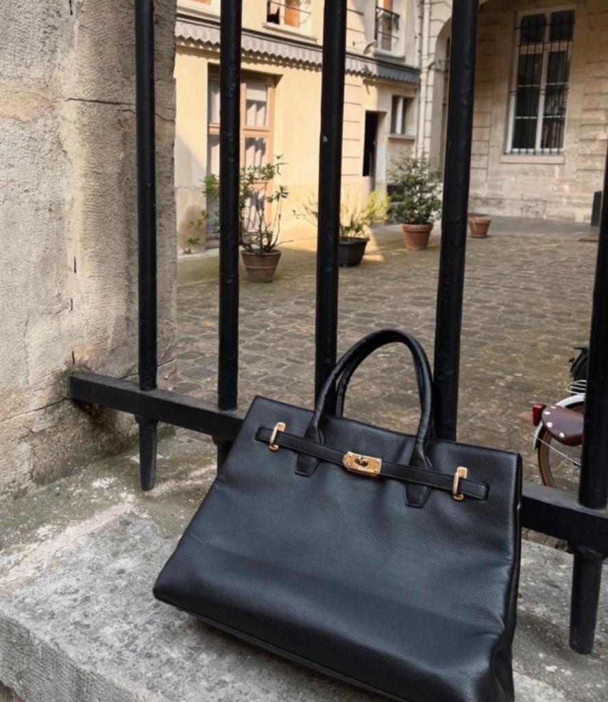 Birkin, Ophalen of Verzenden, Gebruikt, Zwart, Handtas