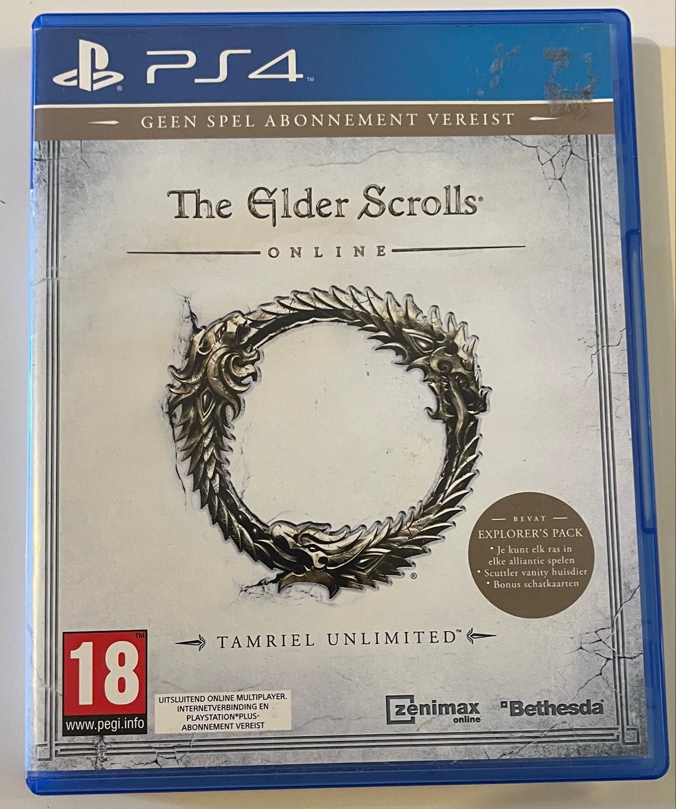 The Elder Scrolls Online: Tamriel Unlimited PS4, Spelcomputers en Games, Online, Gebruikt, Vanaf 18 jaar, Ophalen of Verzenden