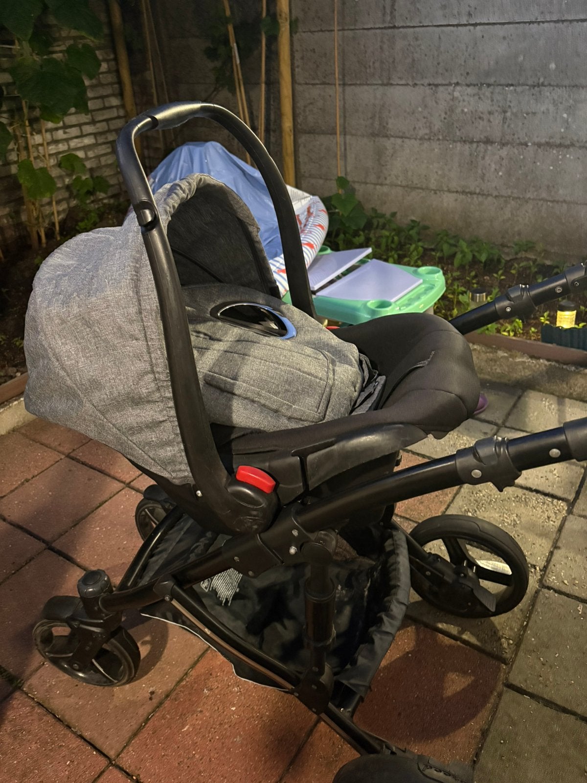 3 in 1 kinderwagen merk Bebetto type Pascal, Gebruikt, Verstelbare duwstang, Ophalen, Kinderwagen