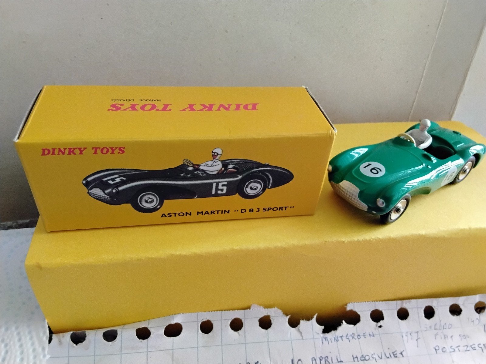 DINKY TOYS ATLAS ASTON MARTIN  D B 3 SPORT NO 506, Ophalen of Verzenden, Auto, Dinky Toys