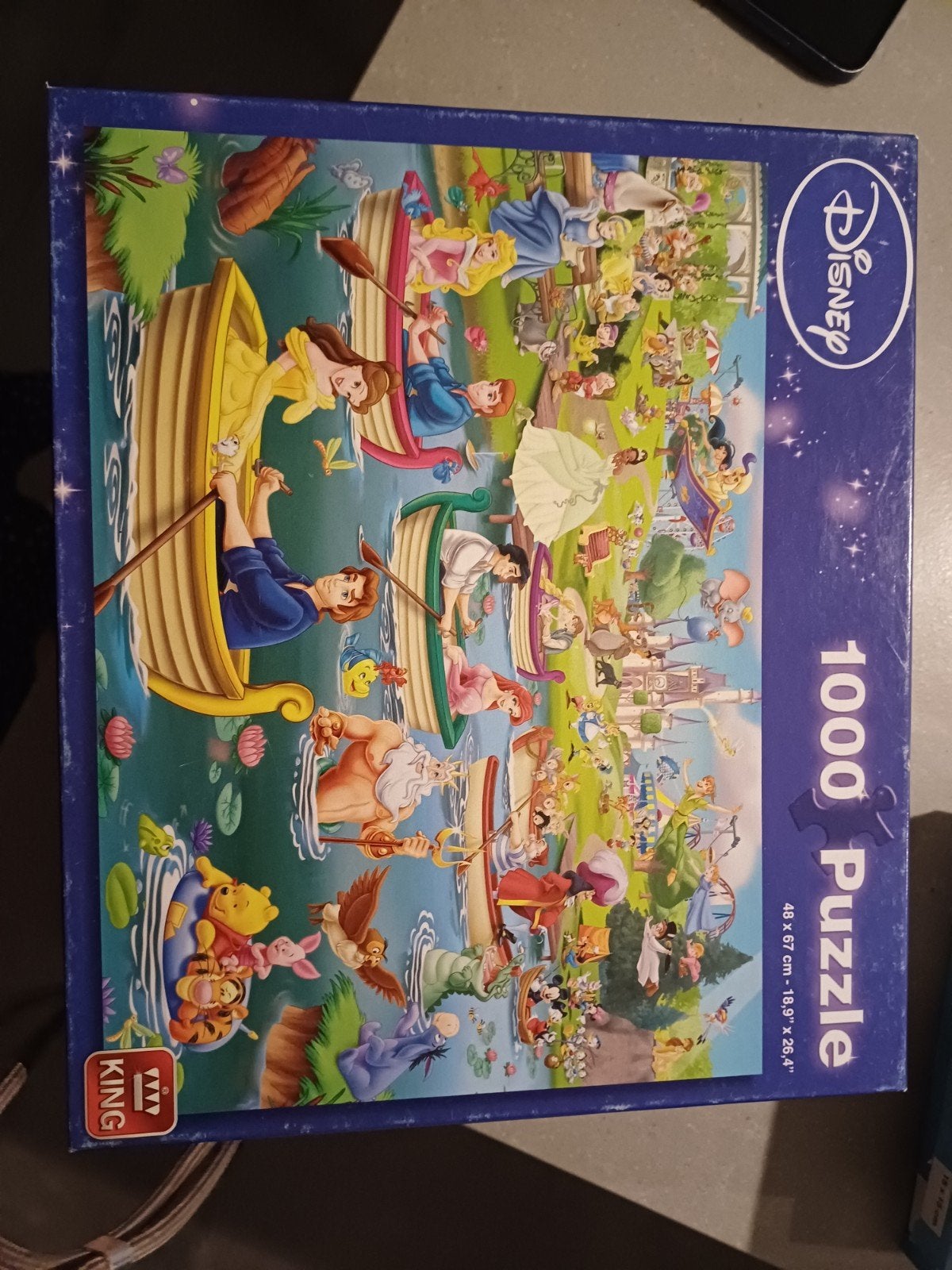 Disney puzzel 1000 stukjes, Hobby en Vrije tijd, Denksport en Puzzels, Ophalen, 500 t/m 1500 stukjes, Zo goed als nieuw