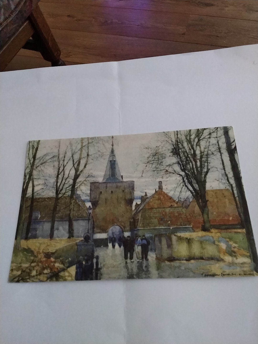 Oude Ansichtkaart Elburg - Naar aquarel J. Setelik, Ophalen of Verzenden, Voor 1920, Gelderland