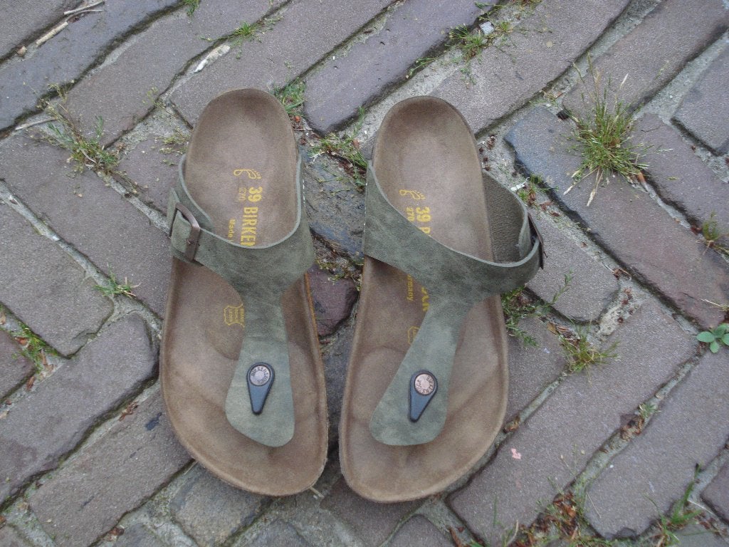 BIRKENSTOCK GIZEH GROEN 39 NU GRATIS VERZENDING PER POST, Slippers, Verzenden, Nieuw, Groen