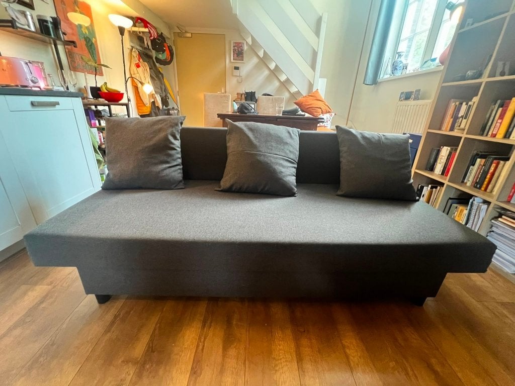 3-zits slaapbank/3-seat pull-out sofa, Ophalen, Gebruikt, Minder dan 75 cm, 150 tot 200 cm