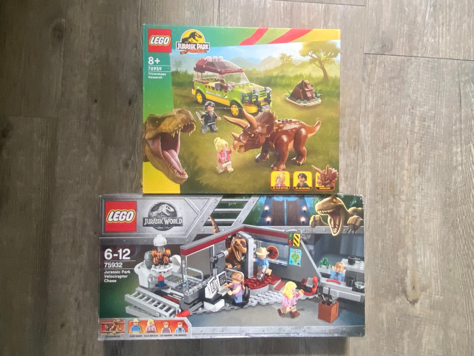 Lego jw set 75932 en 76959, Jurassic World, Lego, Ophalen of Verzenden, Zo goed als nieuw