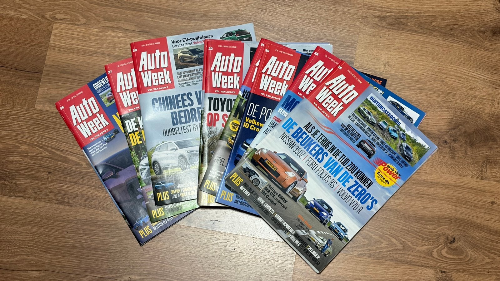 Bladen autoweek 100+ stuks, Ophalen of Verzenden, Gelezen, Overige typen