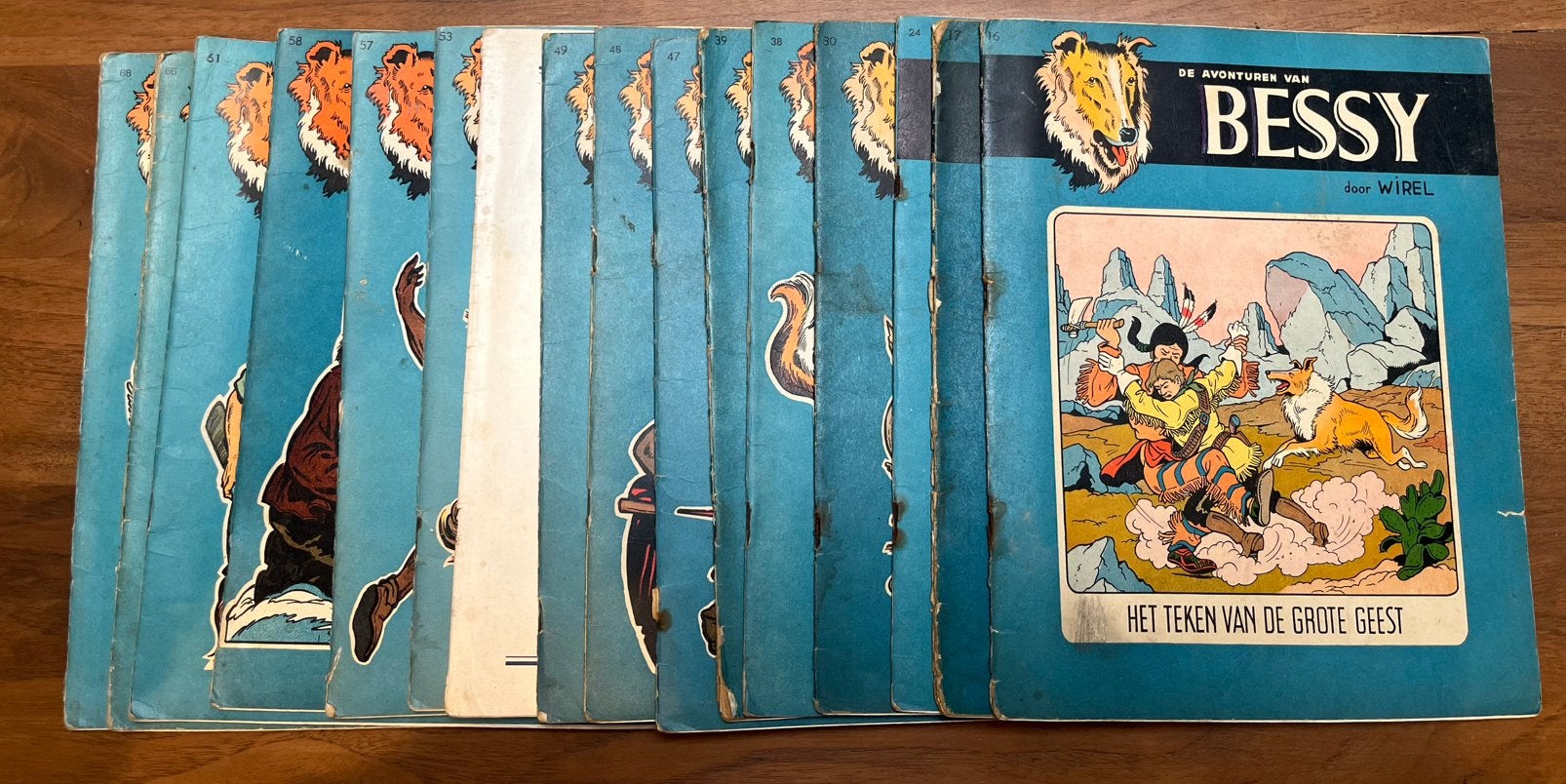 12 oude Bessy Stripboeken, Boeken, Meerdere stripboeken, Verzenden, Gelezen