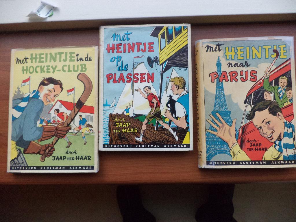 Jaap ter Haar 3x: HEINTJE hockeyclub, op de Plassen, Parijs, Boeken, Ophalen of Verzenden, Zo goed als nieuw