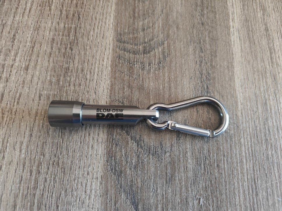 Sleutelhanger met LED lampje - DAF en IVECO, Auto diversen, Auto-accessoires, Ophalen of Verzenden, Nieuw