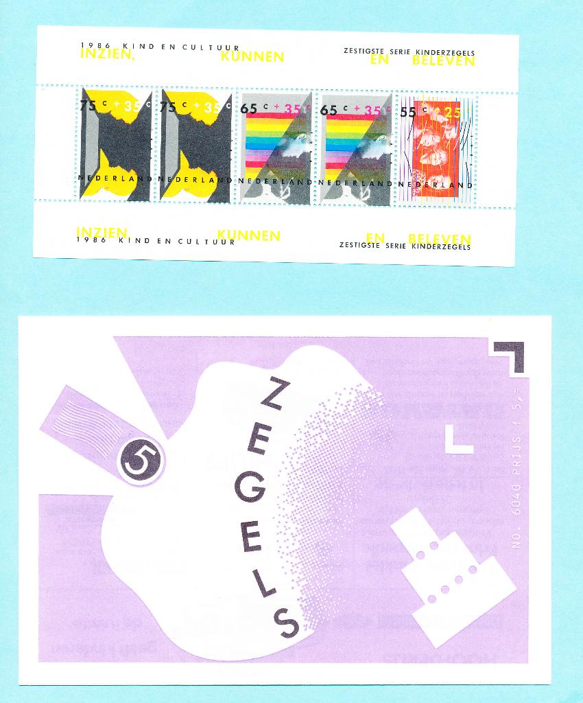 Kinderpostzegels 1986 postfris, Verzenden, Na 1940, Postfris