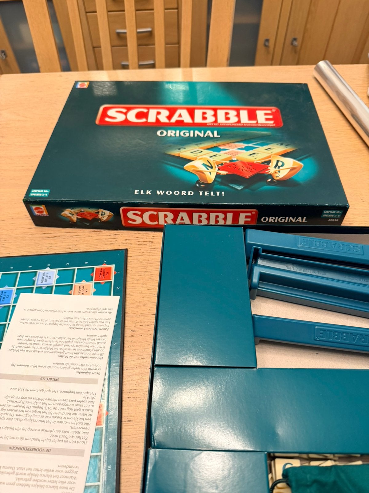 Scrabble zgan, Verzenden, Zo goed als nieuw