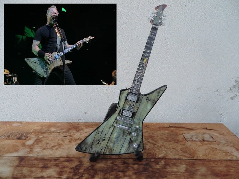 Gitaar JAMES HETFIELD ( Metallica ) ESP EX Explorer Wood, Ophalen of Verzenden, Nieuw, Instrument of Toebehoren