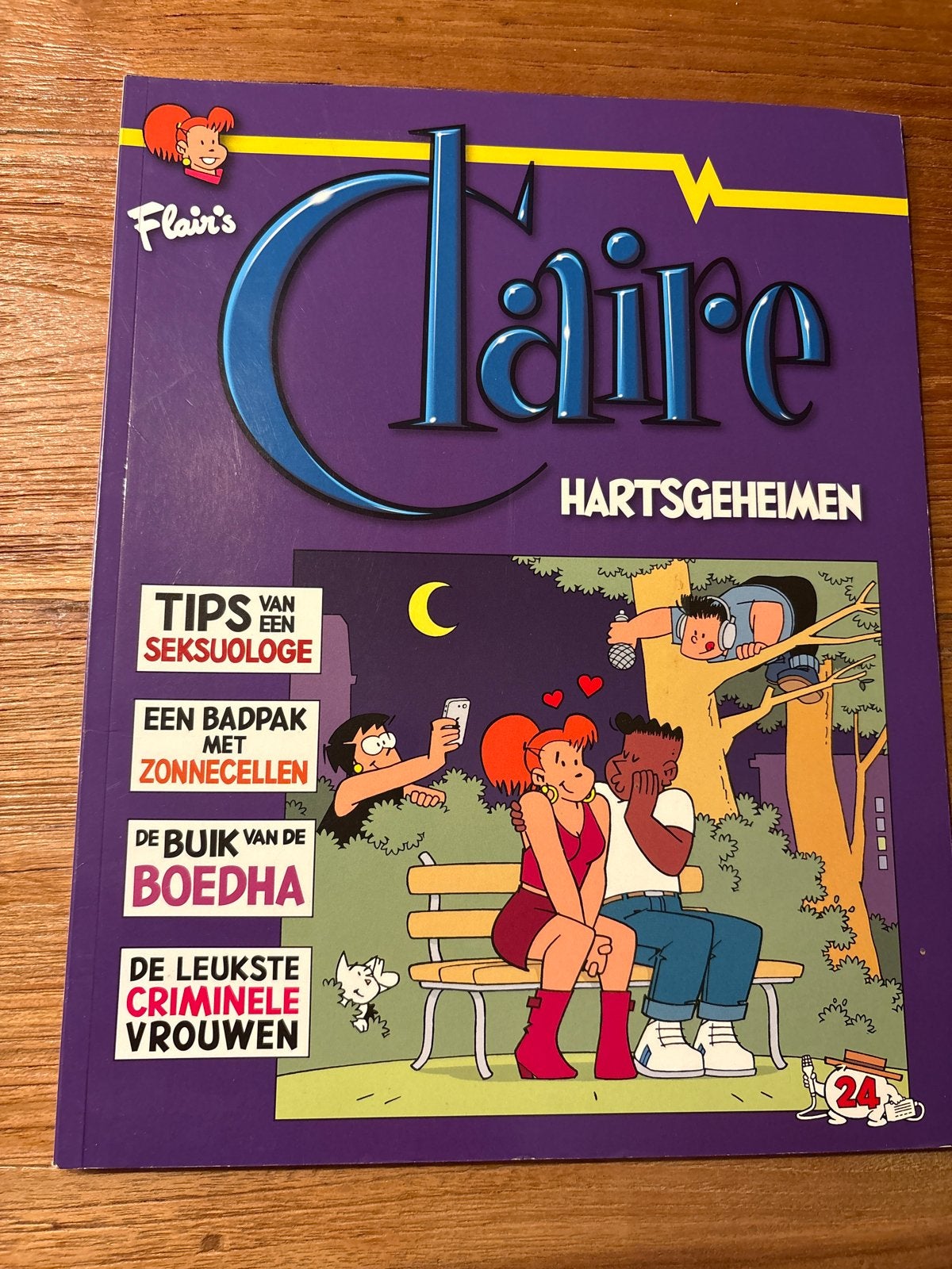Flair's Claire: Hartsgeheimen - Stripboek deel 24, Boeken, Eén stripboek, Ophalen of Verzenden, Gelezen