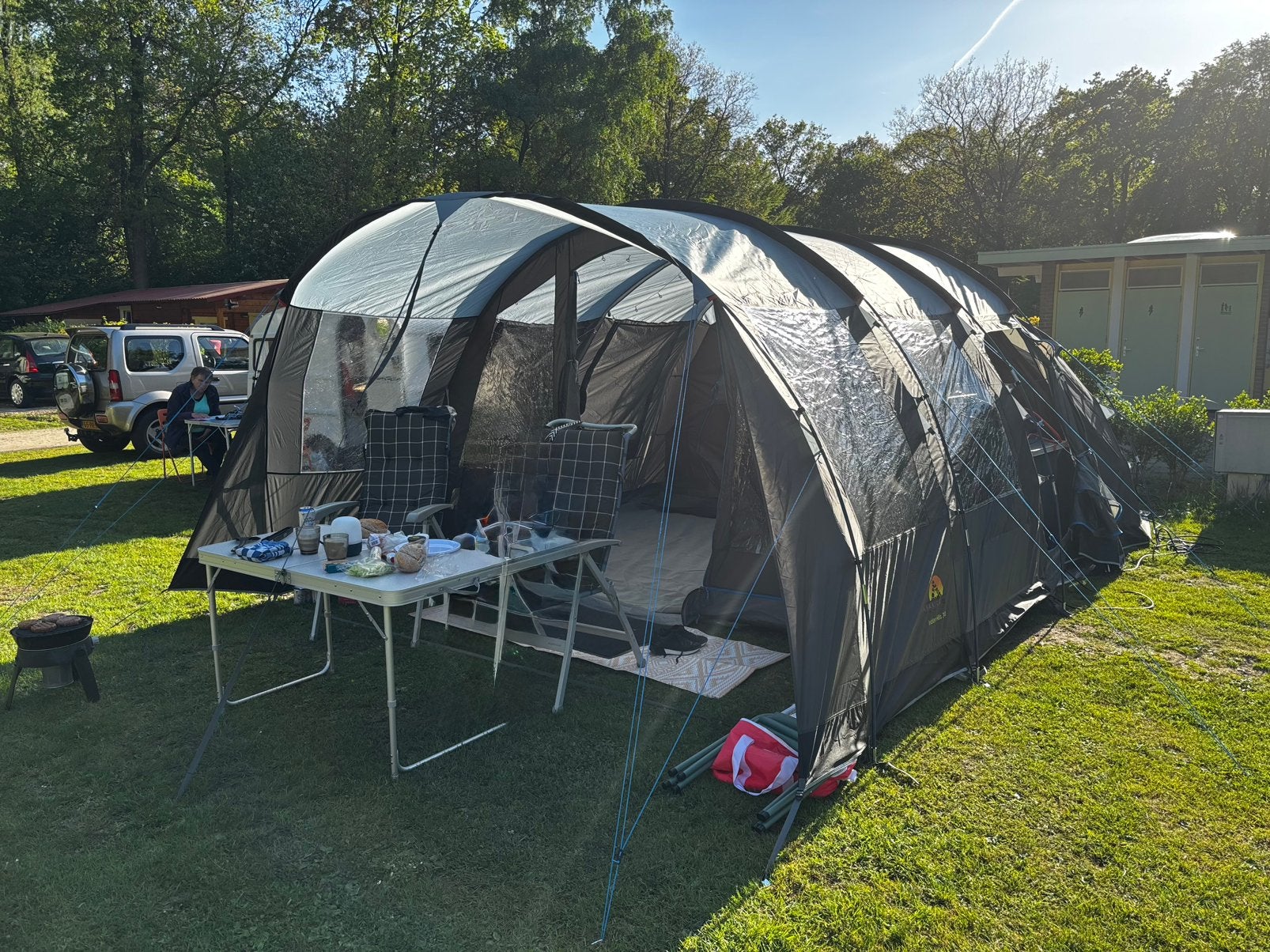 6-persoons Safarica Indian Hills 360 Tent Zo goed als Nieuw!, Caravans en Kamperen, Tenten, Ophalen, Zo goed als nieuw