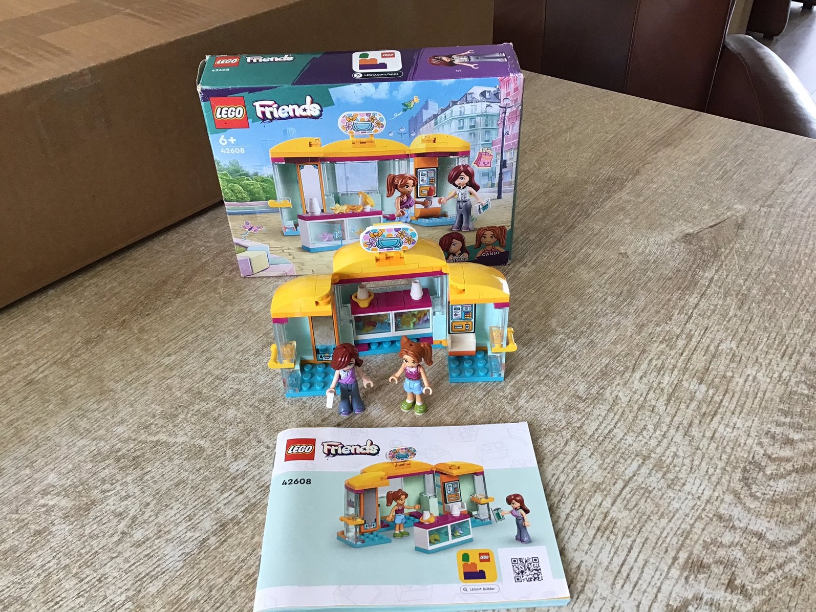 Lego friends Mini winkel 42608 + DOOS, Ophalen of Verzenden, Zo goed als nieuw