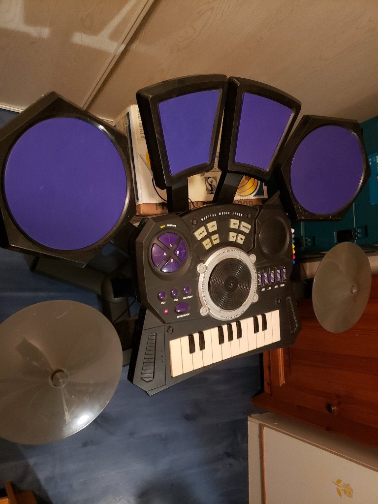 Foto 6 van Digitale drumstel en keyboard set voor kinderen