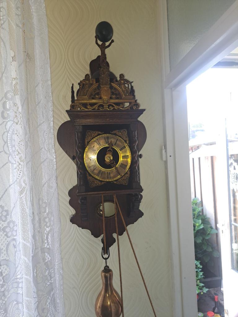 Antieke Zaan met kwartierslag, Antiek en Kunst, Antiek | Klokken, Ophalen