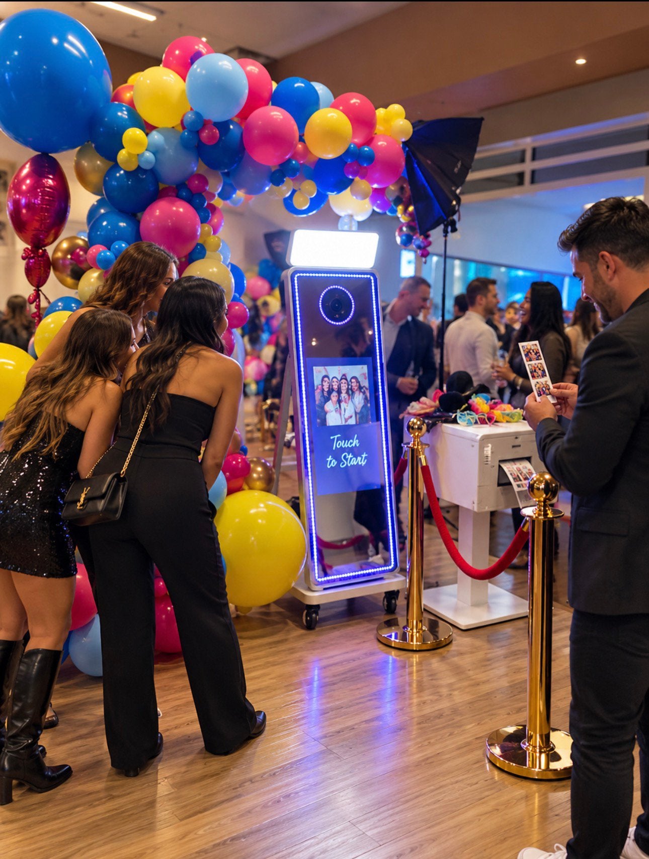 Complete Photobooth set + printer | Direct geld verdienen, Ophalen, Gebruikt, Overige merken, Complete fotostudio